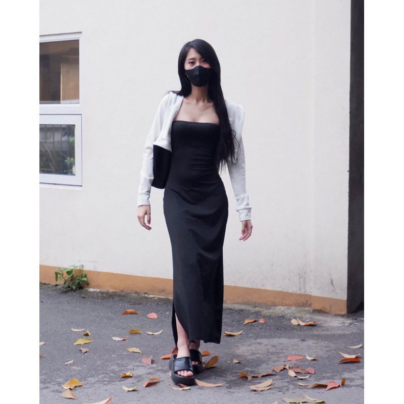 Váy body dáng dài ôm body (fit dáng)