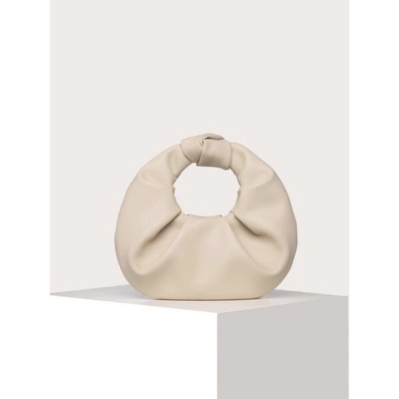 (sẵn trắng/đen/be/đỏ vân) TÚI XÁCH CẦM TAY BASIC