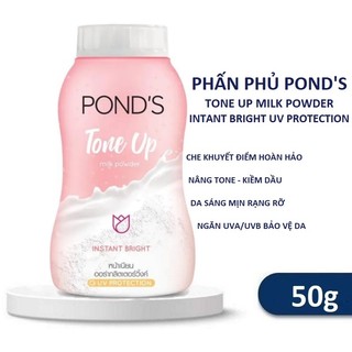 Phấn phủ pond's instabright tone up uv protection 50g nâng tông da kiềm dầu đều màu da chống nắng
