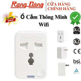 Ổ cắm thông minh rạng đông, wifi điều khiển qua internet, model: oc.01.wf 16a
