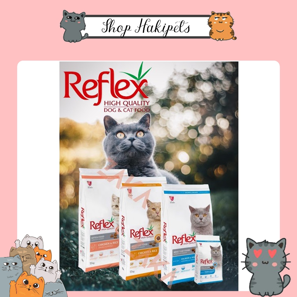 Thức ăn hạt nkhô cho mèo, Hạt Reflex, Reflex Plus cho mèo, Hạt cho mèo con và mèo lớn xuất xứ Thổ Nhĩ Kỳ