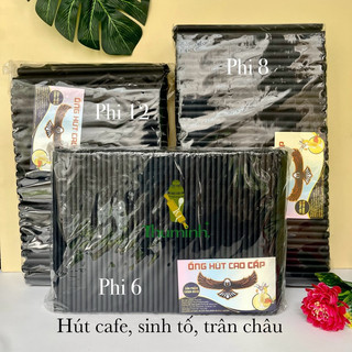 Ống Hút Đen Phi 6 /8/ 12 Bịch 500g