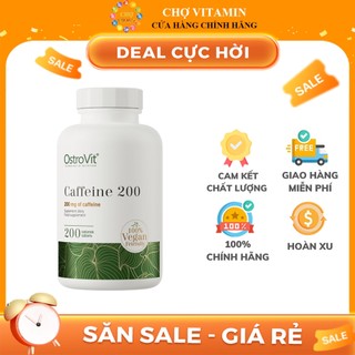 Ostrovit caffeine - tăng khả năng tập trung, tỉnh táo, giảm mệt mỏi buồn ngủ