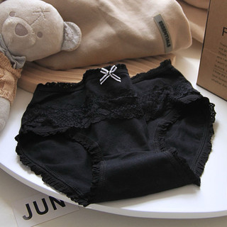 Quần lót nữ cotton kháng khuẩn cao cấp màu đen dễ thương s80