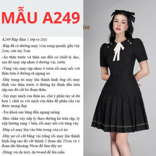 RẬP GIẤY A0 ĐẦM A249 (KHÔNG PHẢI BÁN QUẦN ÁO)