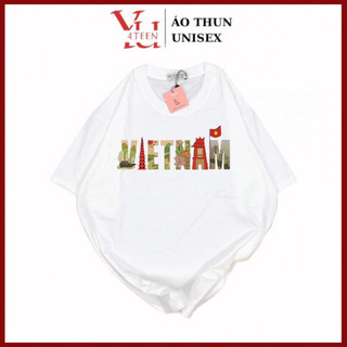 Áo Thun PHÔNG UNISEX in Decal VIỆT NAM VIETNAM (Đủ size M-L-XL-XXL BIGSIZE)
