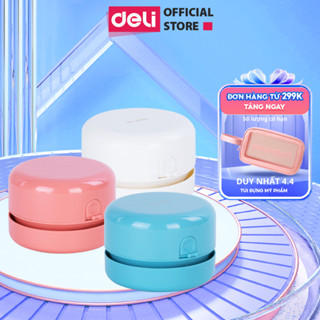 Máy Hút Bụi Mini Deli Cầm Tay Dùng Cho Bàn Phím Dùng Pin Nusign Hút Bụi Bàn Học Sách Vở, Vụn Bút Chì