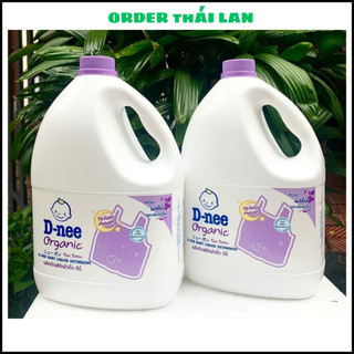 Combo 2 can nước giặt dnee tím 3000ml, nước giặt dnee thái b1
