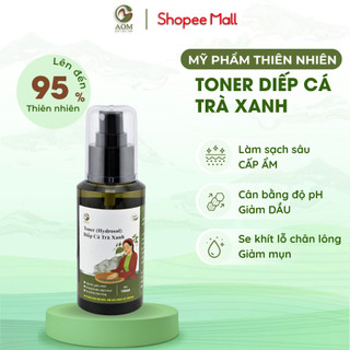 Toner Dạng Xịt Diếp Cá Trà Xanh A OM Natural Cấp Ẩm Cân Bằng Dịu Nhẹ Lành Tính Cho Da 100ml