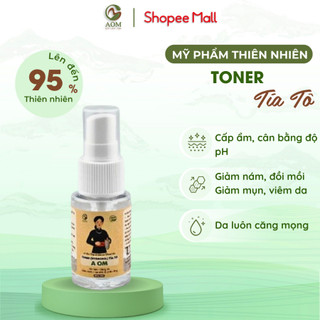  Toner Xịt khoáng Tía Tô A Om Natural Giảm Mụn, Thâm Nám, Cấp ẩm 10ml