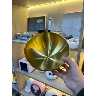 Bát Rửa Mặt SPA size 22cm sâu lòng màu vàng, màu bạc, inox