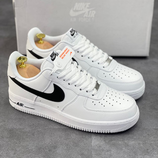 [Trùm Giày ] Giày Sneaker AF1 Trắng Móc Đen Cao Cấp - FullBox
