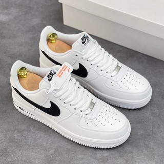 [Trùm Giày ] Giày Sneaker AF1 Trắng Móc Đen Cao Cấp - FullBox