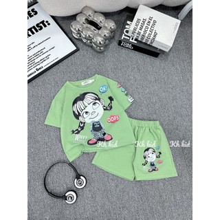 SÉT BỘ CÔ GÁI TẾT TÓC 2 BÊN CHO BÉ