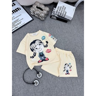 SÉT BỘ CÔ GÁI TẾT TÓC 2 BÊN CHO BÉ