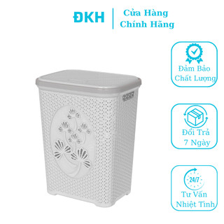 Sọt chữ nhật đan có nắp Duy Tân