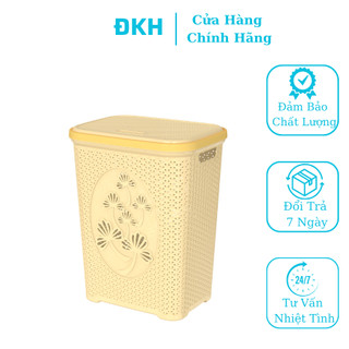 Sọt chữ nhật đan có nắp Duy Tân
