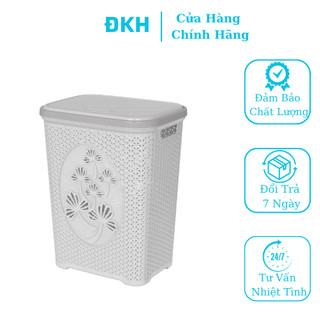 Sọt chữ nhật đan có nắp Duy Tân
