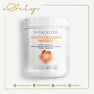 Bột uống hỗ trợ bổ sung collagen tổng hợp Code Age Hydrolyzed Multi Collagen Peptides - 567g