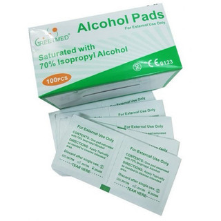 Gạc tẩm cồn Alcohol Pads 100 miếng Greetmed, Sintrue, PT medical