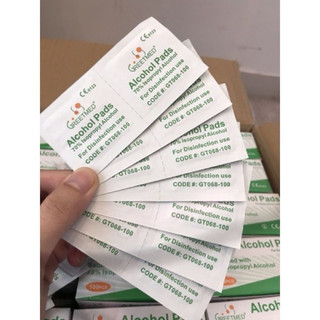 Gạc tẩm cồn Alcohol Pads 100 miếng Greetmed, Sintrue, PT medical
