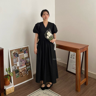 𝐇𝐞𝐫𝐚 𝐃𝐫𝐞𝐬𝐬 𝐋𝐢𝐧𝐞𝐧 (Váy cổ V xoè bồng)