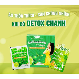 Giảm Cân Detox Chanh NCollagen Detox Cần Tây NCollgen Chính Hãng Trần Thị Bích Ngân