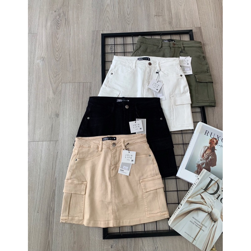 Váy quần túi hộp