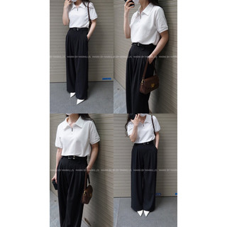 MARKI/ ÁO POLO BASIC KHOÁ KÉO CỘC TAY A397