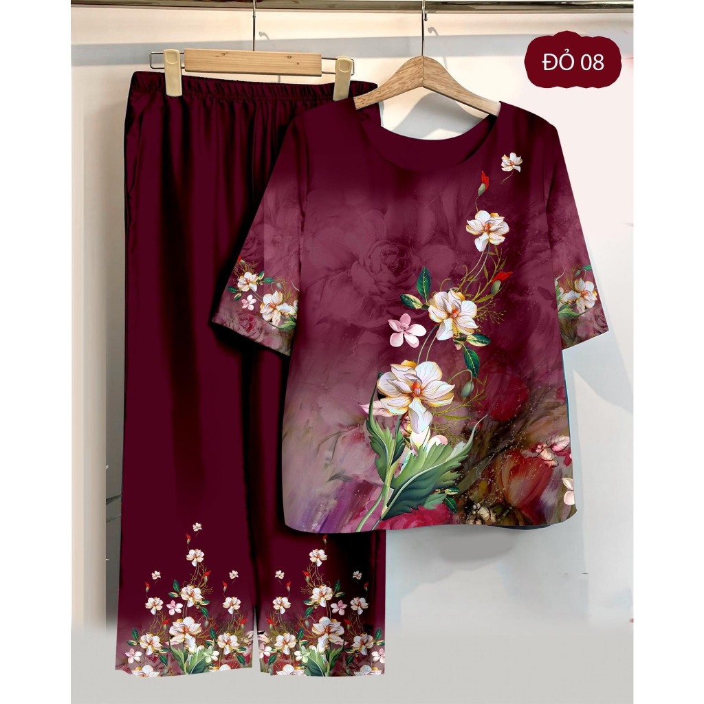 ĐỒ BỘ trung niên cao cấp dành tặng bà tặng mẹ, mặc đi chơi đi du lịch đều đẹp