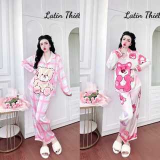 Đồ bộ mặc nhà lụa tiểu thư -size 45kg đến 60kg