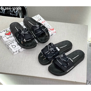 Dép lê nam DG mix dây chữ chéo - dep le quai ngang Docle chữ đế cao su non êm ái