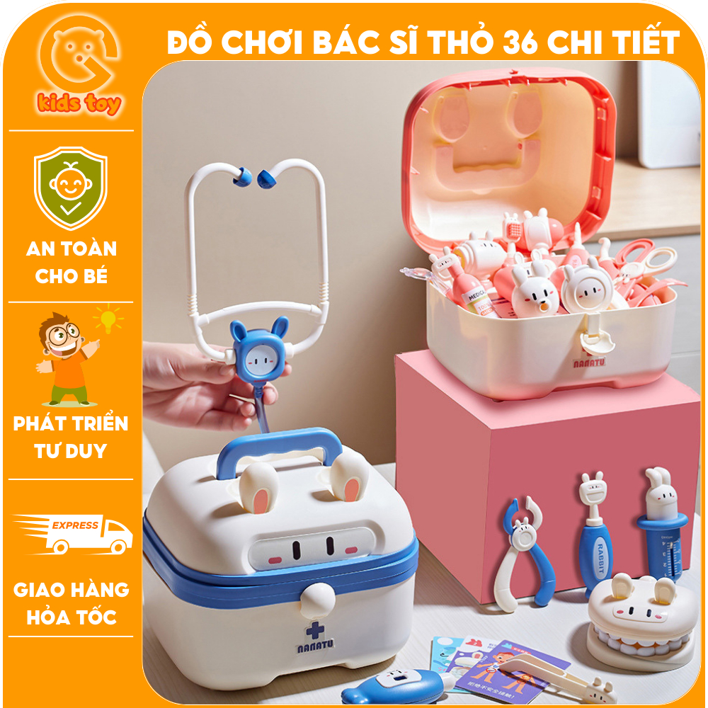 Đồ chơi cho bé trai bé gái 2-6 tuổi nhập vai tập làm bác sĩ