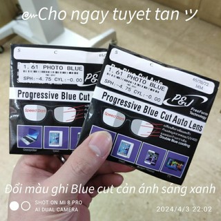 Tròng kính cận đổi màu