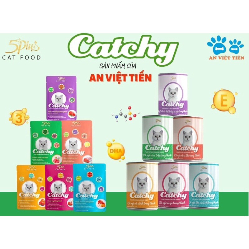 Pate Lon Catchy cho mèo 400gr