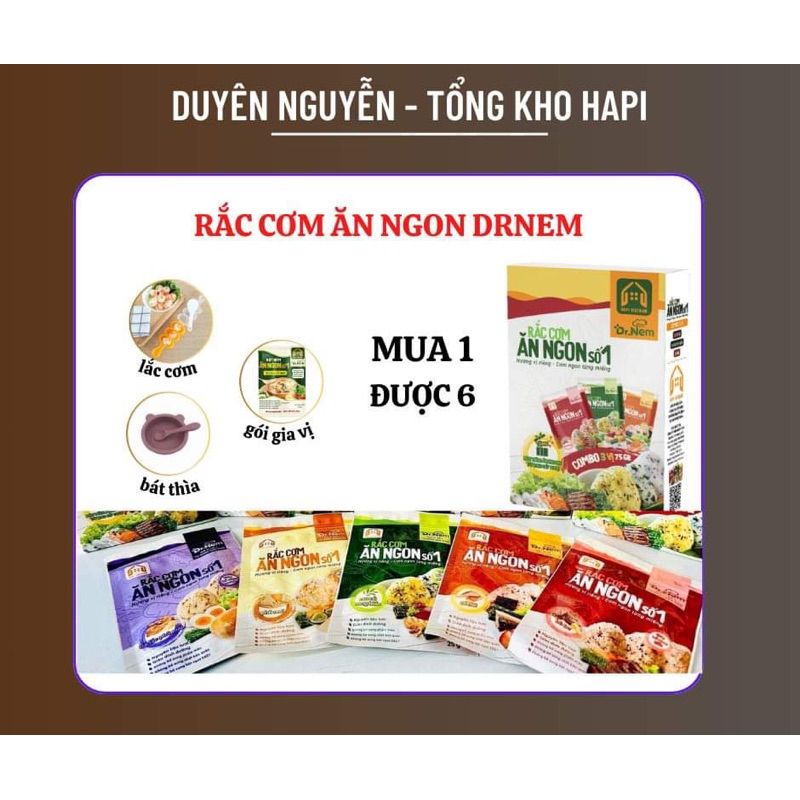 RẮC CƠM ĂN NGON DR.NEM