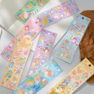 1 Miếng hình dán sticker cô gái laser decor toploader