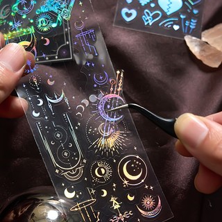 1 Miếng hình dán sticker trong suốt decor toploader
