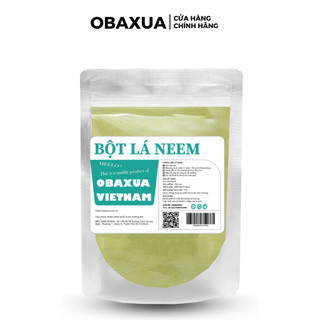 Bột Lá Neem Nguyên Chất OBAXUA Ngăn Ngừa Mụn, Đẩy Mụn Ẩn 75Gr