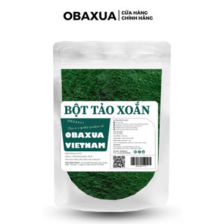 Bột Tảo Xoắn Đắp Mặt Nạ OBAXUA Nguyên Chất Ngừa Mụn, Dưỡng Trắng, Chống Lão Hóa Da