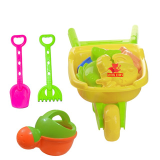 Bộ Đồ Chơi Xúc Cát Bãi Biển_ Xe Rùa Chở Đồ Xúc Cát Size Đại  Dành Cho Các Bé Bằng Nhựa Cao Cấp Có Guồng Quay