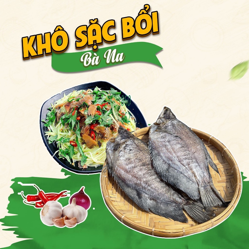 [ Sạch & Chất Lượng ] Khô cá bổi Cà Mau - Thơm ngon, ướp vừa ăn không quá mặn - Bà Na Food