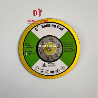 Đế máy chà nhám hơi tròn 2’’ , 3’’ , 5’’ , 6”