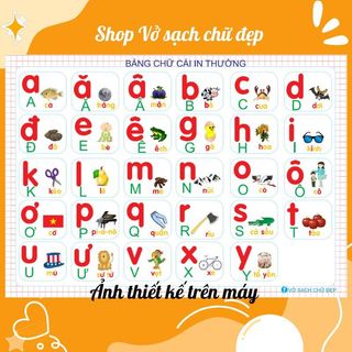 Bộ 2 bảng chữ cái tiếng việt size đại 84x60 cm cho bé 0-6 tuổi