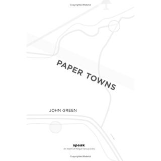 Sách Ngoại văn: Paper Towns (Thành phố Giấy - Phiên bản Tiếng Anh)