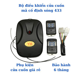 Bộ điều khiển cửa cuốn cửa cổng tần số 433mhz - remote cửa cuốn