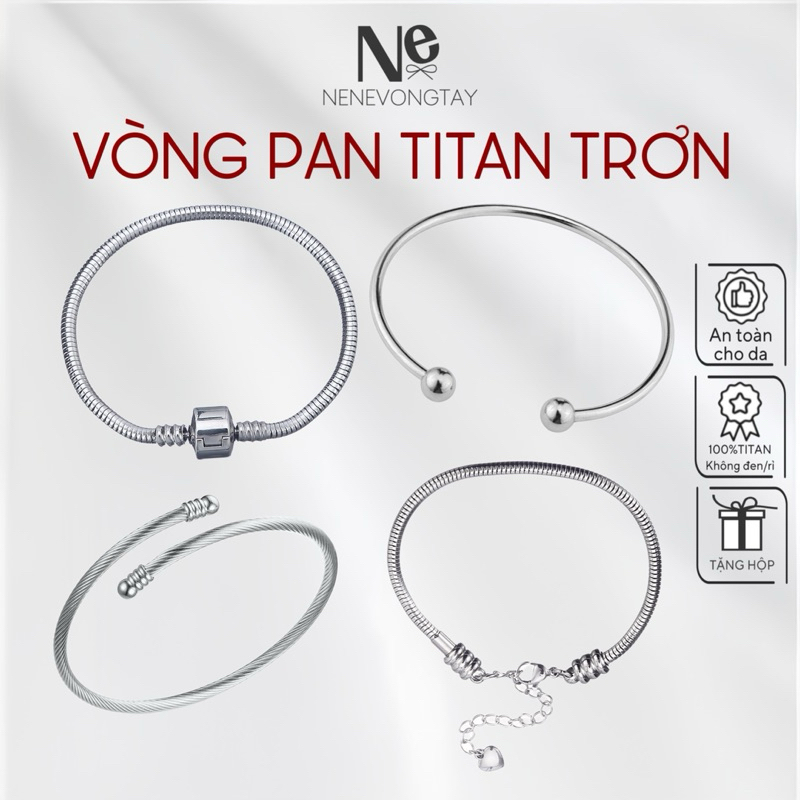 (ẢNH THẬT) Vòng tay Pan titan Nene - Thép ko rỉ - Vòng tay unisex - Bst New in nene 2024