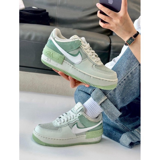 𝗠𝗶𝗻𝘁𝗦𝘁𝗼𝗿𝗲🦋 Giày sneaker 𝐀𝐢𝐫 𝐅𝐨𝐜𝐞 𝐒𝐡𝐚𝐝𝐨𝐰 𝐒𝐩𝐫𝐮𝐜𝐞 𝐀𝐮𝐫𝐚 𝐆𝐫𝐞𝐞𝐧