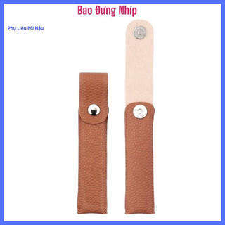 Bao da đựng nhíp nối mi_ví bảo vệ nhíp mini, bóp để nhíp nối mi bằng da_nhíp gắp mi tạo fan nối classic_phụ liệu mi hậu