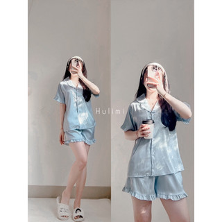 ẢNH THẬT- BỘ NGỦ LỤA MẶC NHÀ MỀM MÁT DƯỚI 60KG